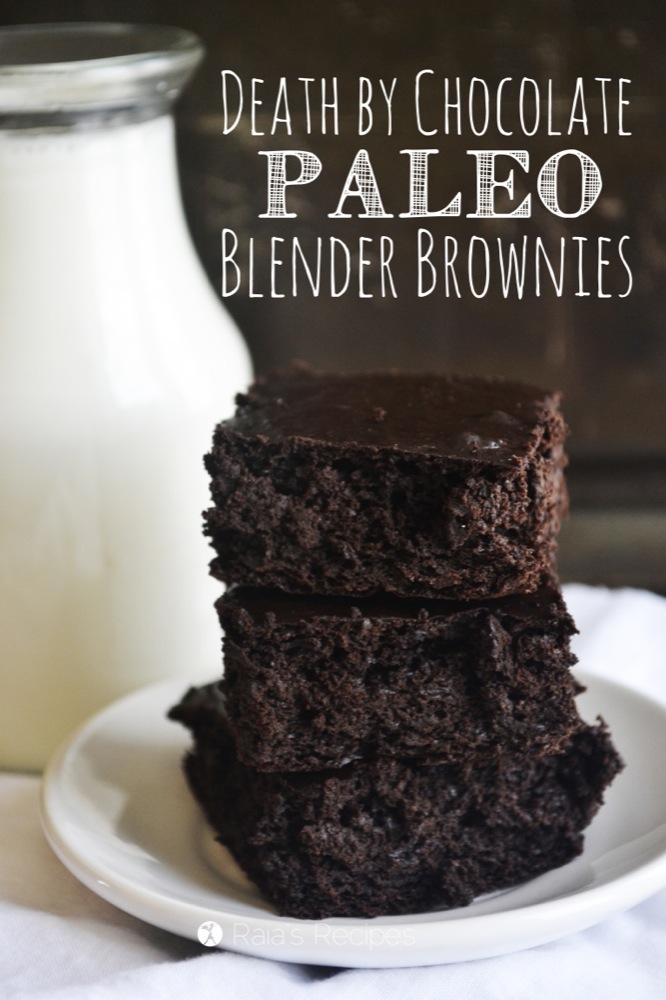 Death by Chocolate Paleo Blender Brownies