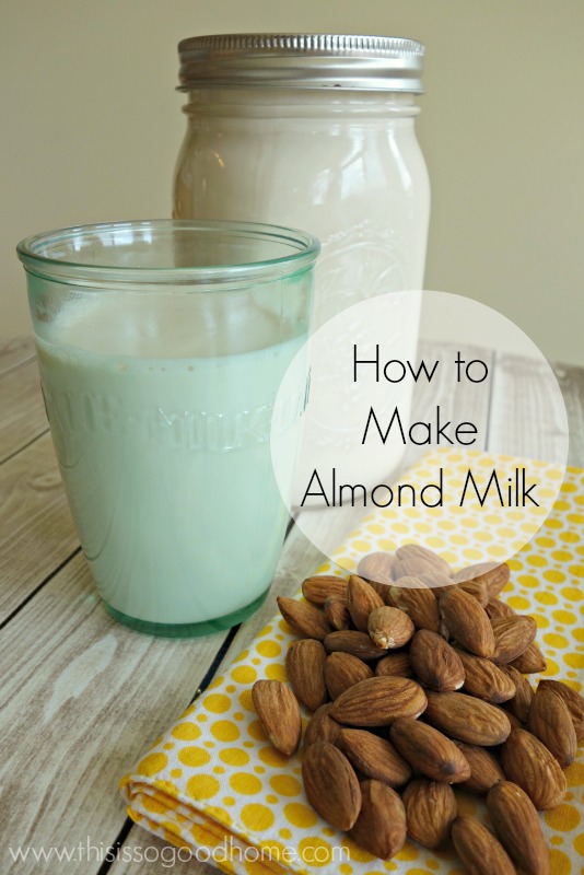 How to Make Almond Milk // deliciousobsessions.com
