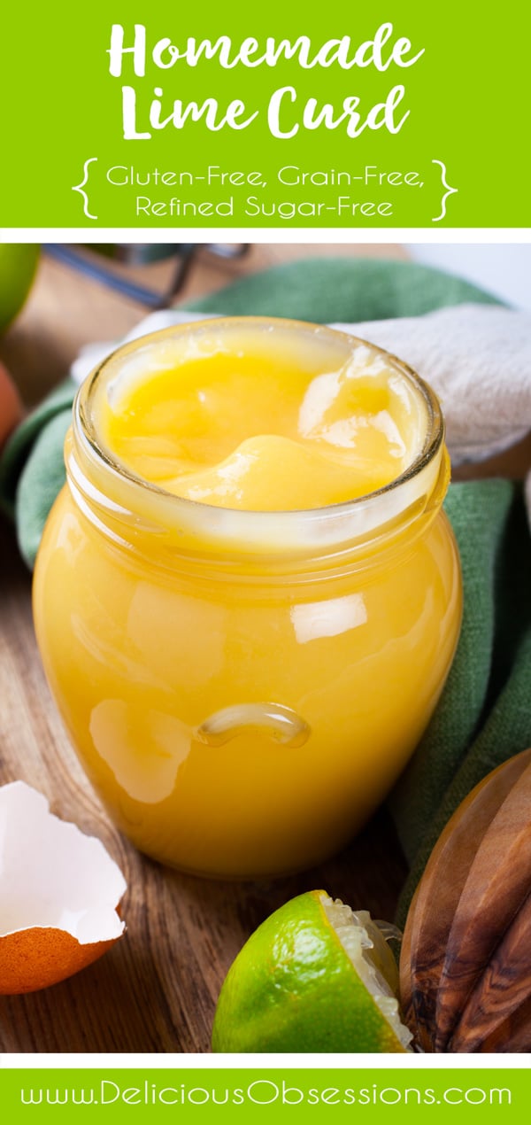 Homemade Lime Curd :: Gluten-Free, Grain-Free, Refined Sugar-Free // deliciousobsessions.com
