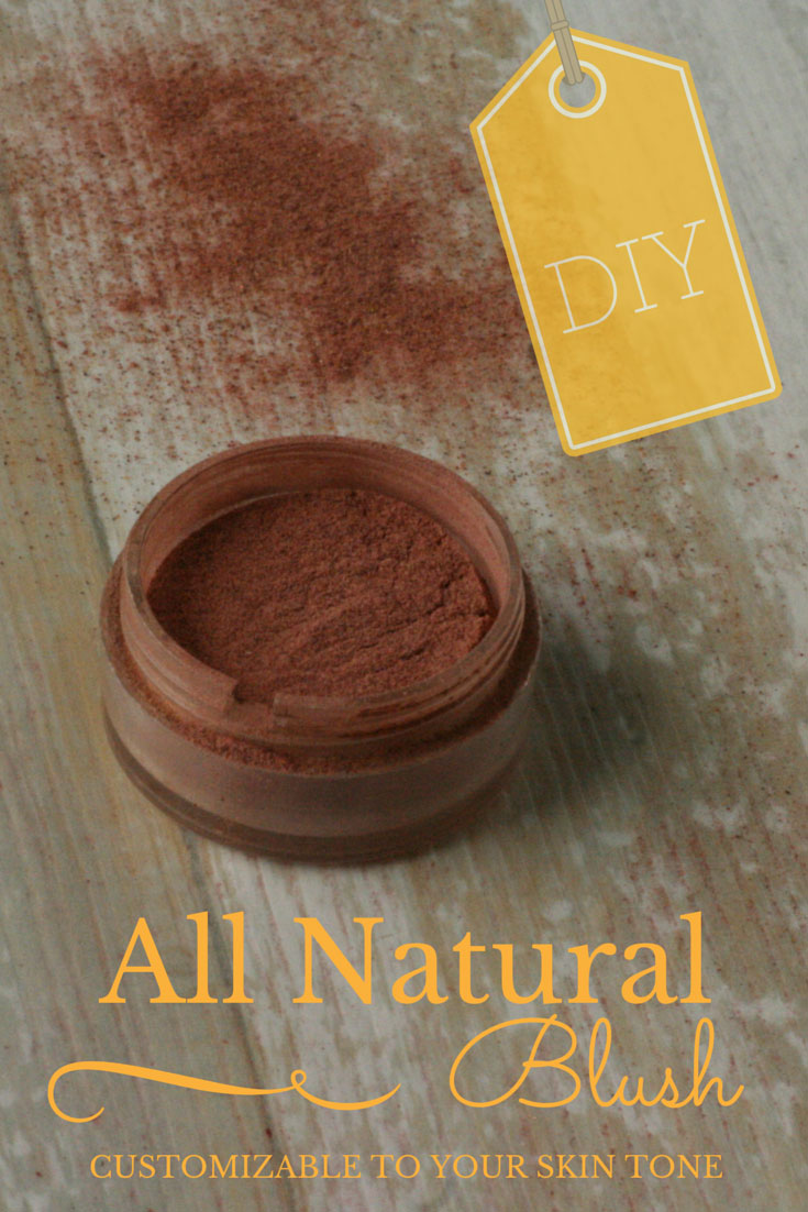 All Natural DIY Blush: Customizable To Your Skin Tone // DeliciousObsessions.com