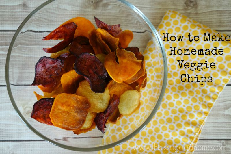 How to Make Homemade Baked Veggie Chips