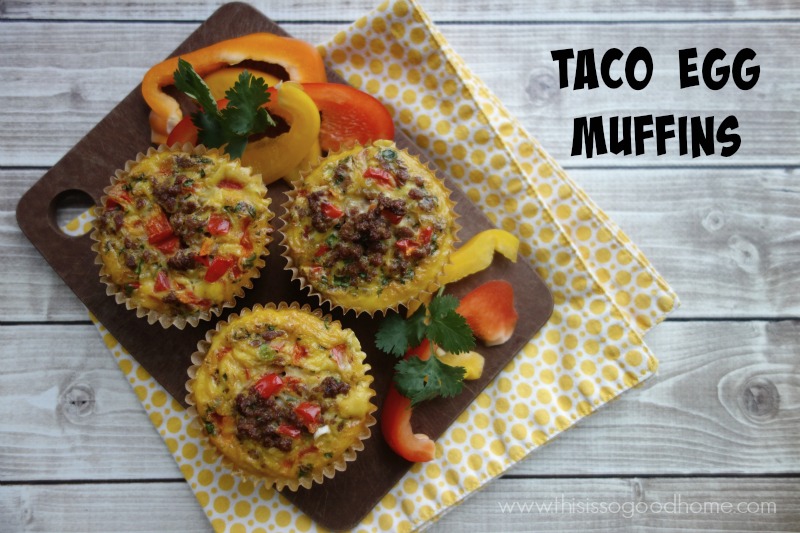 Taco Egg Muffins :: Grain-Free, Gluten-Free, Dairy-Free