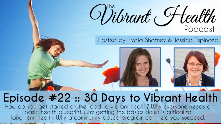 The VH Podcast, Episode 22: 30 Days to Vibrant Health