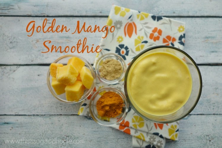 Golden Mango Smoothie :: Gluten-Free, Grain-Free, Dairy-Free