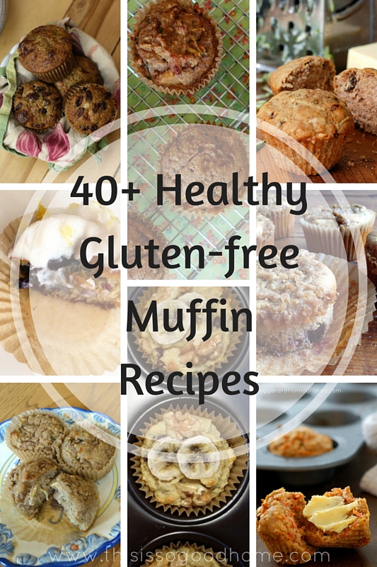 40+ Healthy and Gluten-free Muffin Recipes // deliciousobsessions.com