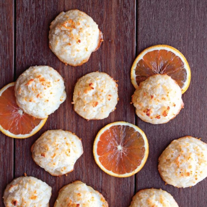 Creamsicle Macaroons :: Gluten-Free, Grain-Free, Dairy-Free // deliciousobsessions.com