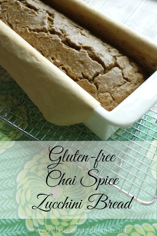 Get the recipe for Chai Spice Zucchini Bread (Made with coconut flour, nut-free, Paleo, dairy-free option) // deliciousobsessions.com