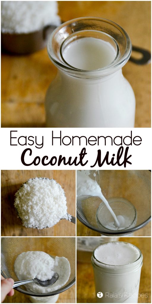 Easy Homemade Coconut Milk