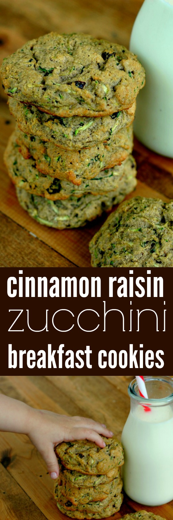 Paleo Cinnamon Raisin Zucchini Breakfast Cookies :: Gluten, Grain & Dairy-Free // deliciousobsessions.com