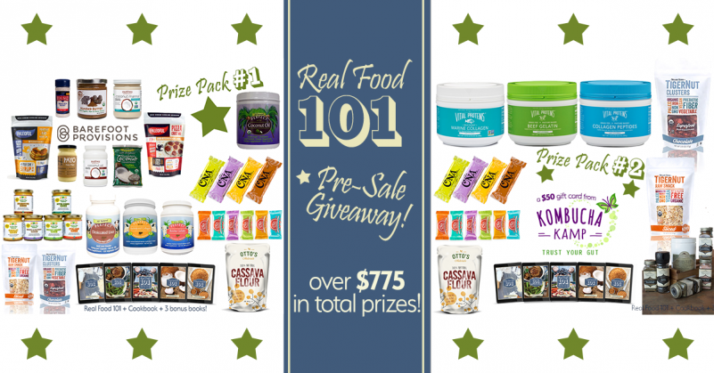 Real Food 101 Giveaway (over $775 in prizes)!