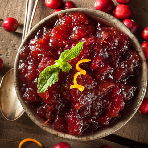 Citrus Ginger Cranberry Sauce :: Dairy-Free, Gluten-Free, Grain-Free, Refined Sugar Free // deliciousobsessions.com
