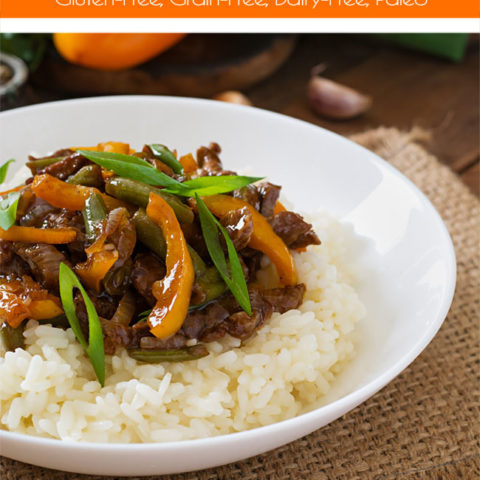 Instant Pot Spicy Orange Beef :: Gluten-Free, Grain-Free, Dairy-Free, Paleo // deliciousobsessions.com