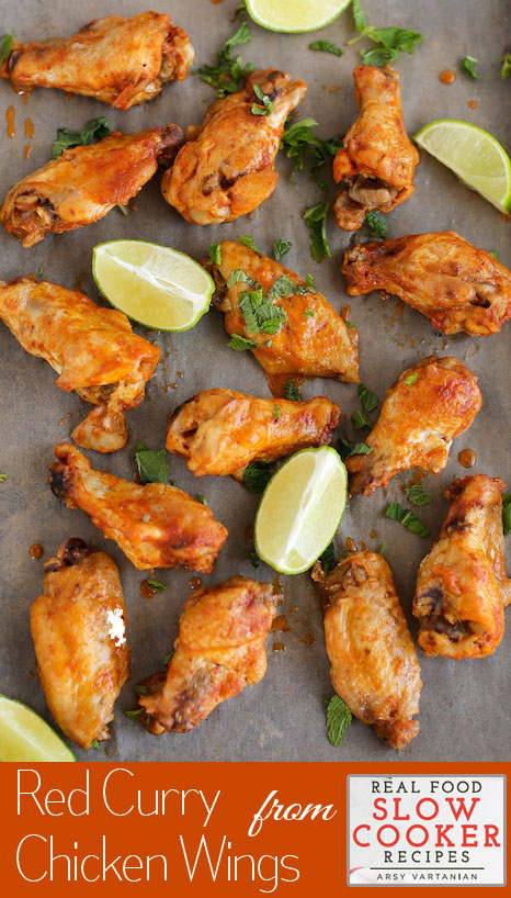 Red Curry Chicken Wings :: Gluten-Free, Grain-Free, Dairy-Free, Whole30®, Paleo, Primal