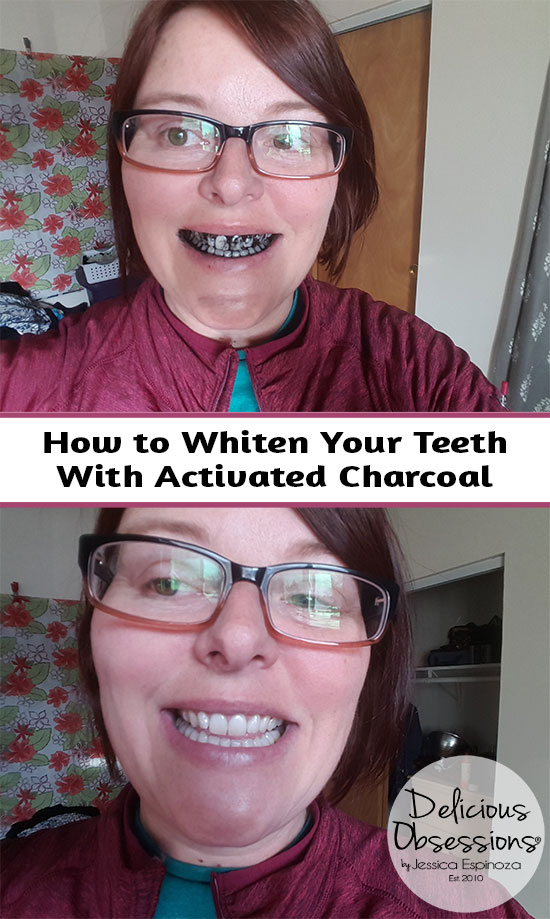 How to Whiten Your Teeth with Activated Charcoal // deliciousobsessions.com