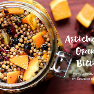 How to Make Artichoke & Orange Bitters for Digestion {and why you should!} // deliciousobsessions.com