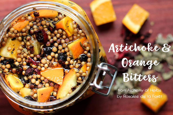 How to Make Artichoke & Orange Bitters for Digestion {and why you should!}