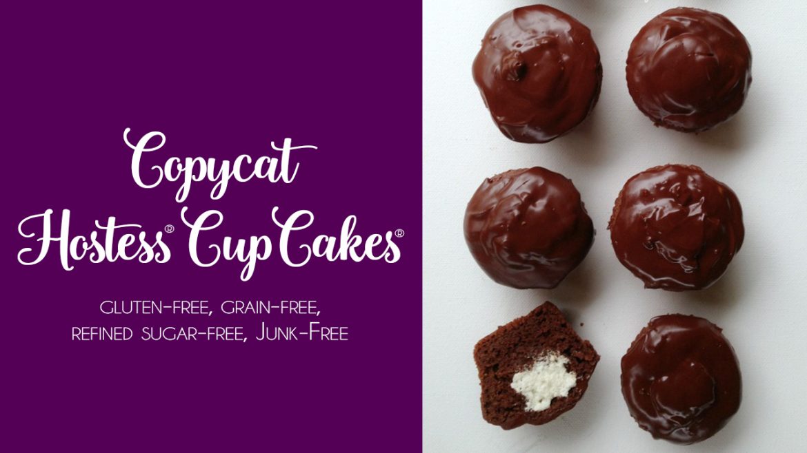 Junk Food Made Real: Homemade Hostess® Cupcakes :: Gluten-Free, Grain-Free, Nut-Free, Refined Sugar-Free