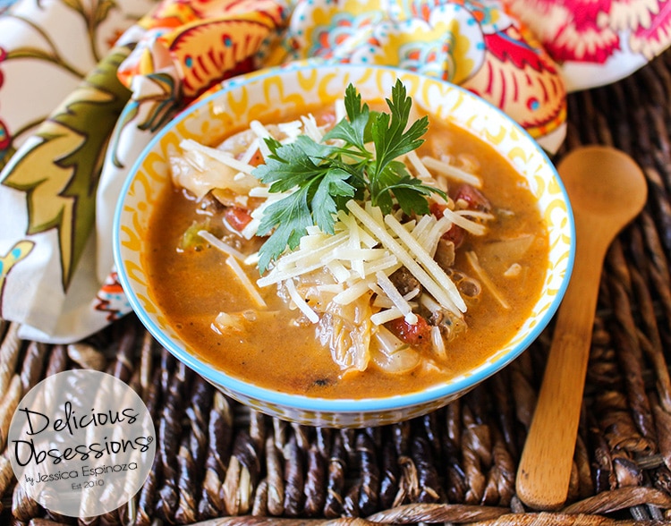 Hearty Beef and Cabbage Soup :: Gluten-Free, Grain-Free, Dairy-Free