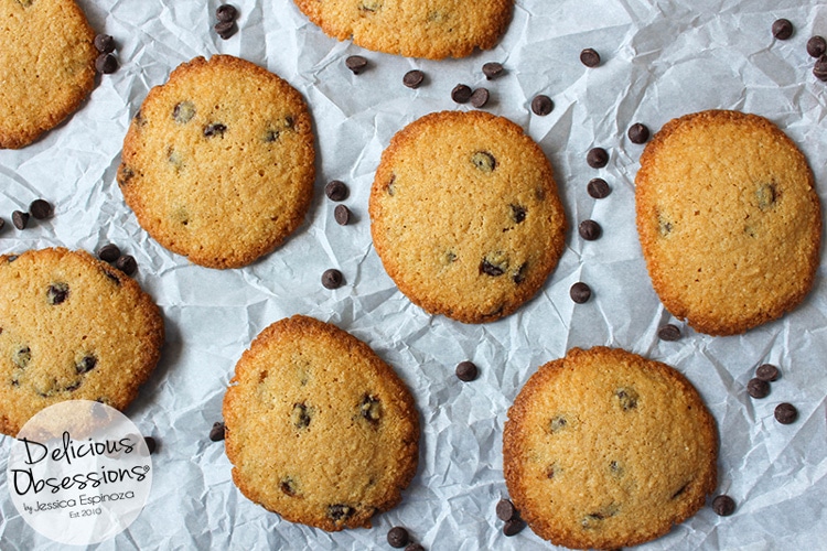 Chewy Gluten-Free Chocolate Chip Cookies :: Grain-Free, Refined Sugar Free, Dairy-Free Option