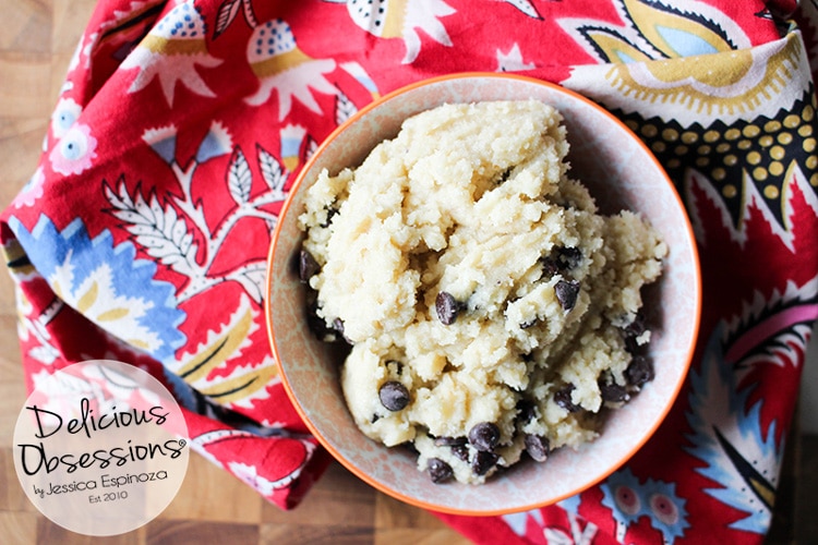 Chocolate Chip Cookie Dough Dip :: Grain-Free, Gluten-Free, Egg-Free, Refined Sugar-Free, Low-Carb, Real Food, Paleo