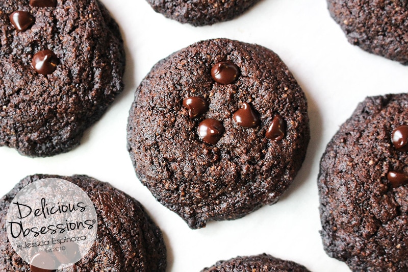 Chocolate Chocolate Chip Cookies :: Grain-Free, Gluten-Free, Refined Sugar-Free, Real Food, Paleo