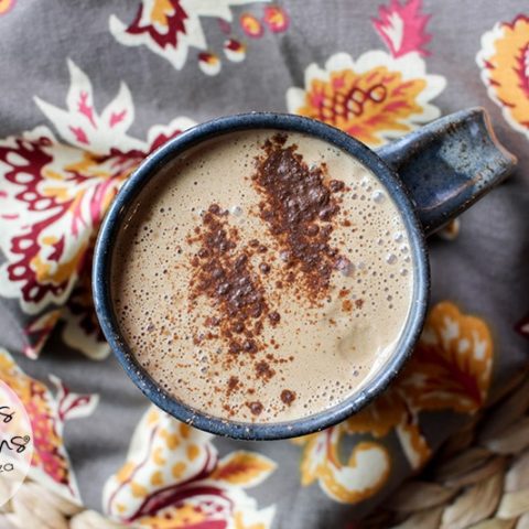 Pumpkin Spice Latte :: Dairy-Free, Gluten-Free, Refined Sugar-Free, Caffeine-Free, Low-Carb, Real Food, Paleo, Primal // deliciousobsessions.com