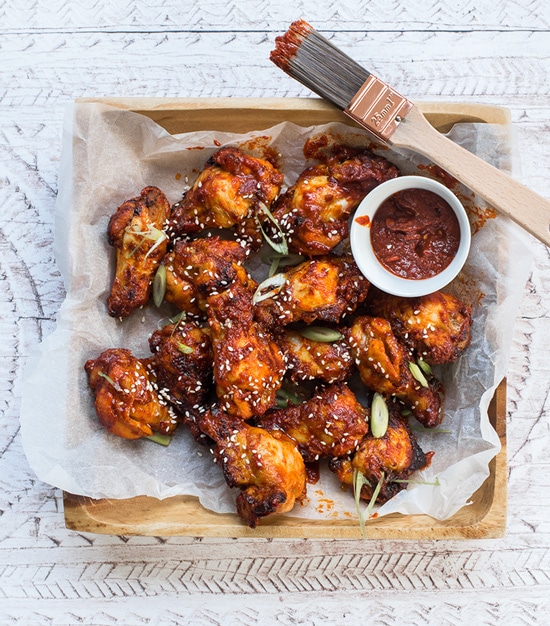Healthy Korean Chicken Wings from Paleo Cooking with Your Air Fryer :: Gluten-Free, Grain-Free, Dairy-Free
