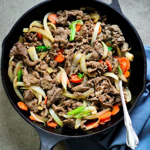 Bulgogi (BBQ Beef) from Korean Paleo :: Gluten-Free, Grain-Free, Dairy-Free, Soy-Free, Refined Sugar-Free // deliciousobsessions.com