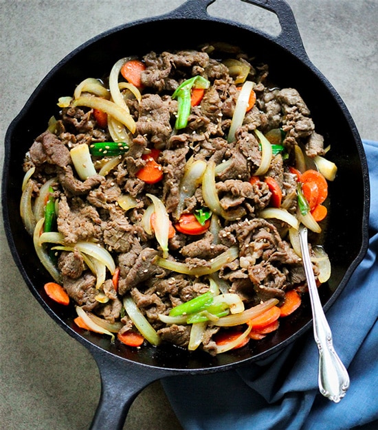 Bulgogi (BBQ Beef) from Korean Paleo :: Gluten-Free, Grain-Free, Dairy-Free, Soy-Free, Refined Sugar-Free // deliciousobsessions.com