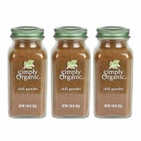 Simply Organic Chili Powder | Certified Organic | 2.89 oz. (3 Pack)