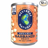 Westbrae Natural Organic Garbanzo Beans, 15 Ounce (Pack of 12)