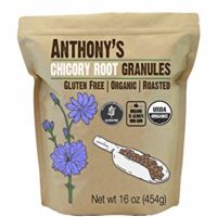 Anthony's Organic Roasted Chicory Root Granules, 1lb, Gluten Free, Non GMO, Caffeine Free, Keto Friendly