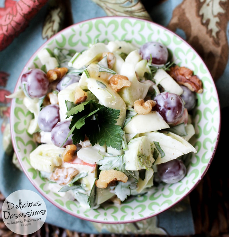 Creamy Fennel Salad :: Gluten-Free, Grain-Free, Dairy-Free // deliciousobsessions.com