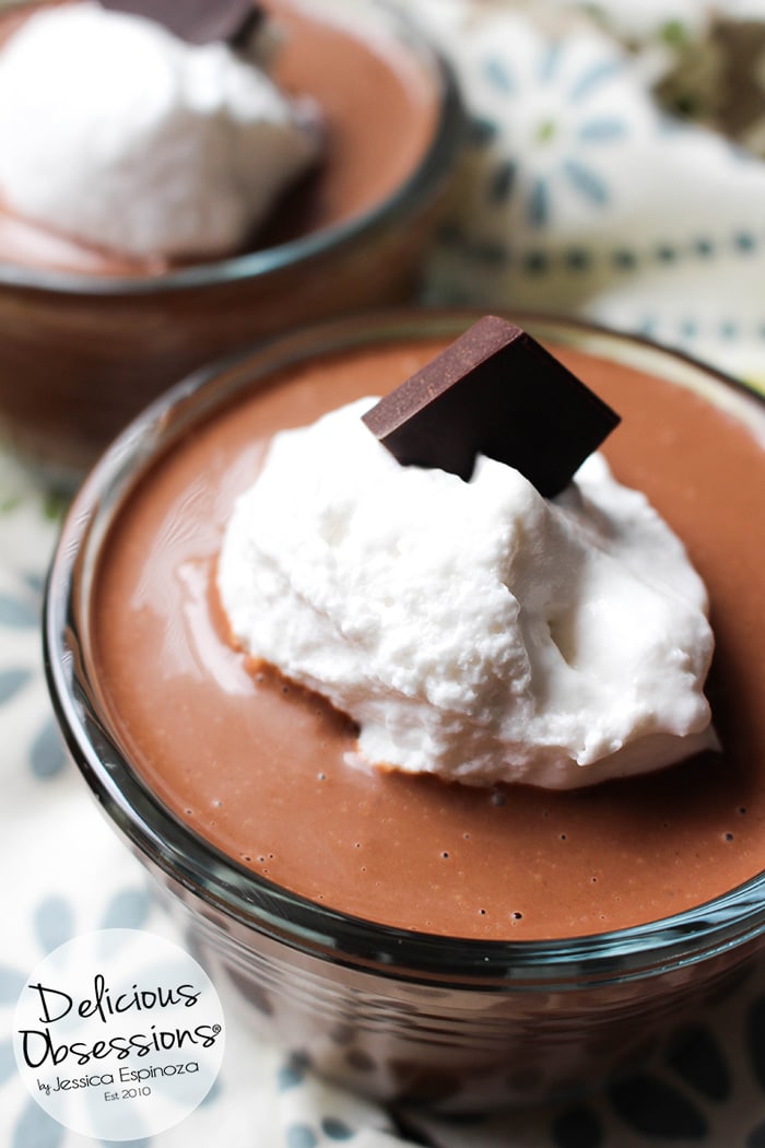 Easy Creamy Chocolate Pudding :: Gluten-Free, Grain-Free, Dairy-Free, Refined Sugar-Free // deliciousobsessions.com