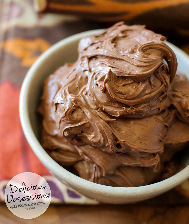 Whipped Chocolate Ganache Frosting :: Gluten-Free, Grain-Free, Dairy-Free, Refined Sugar-Free // deliciousobsessions.com