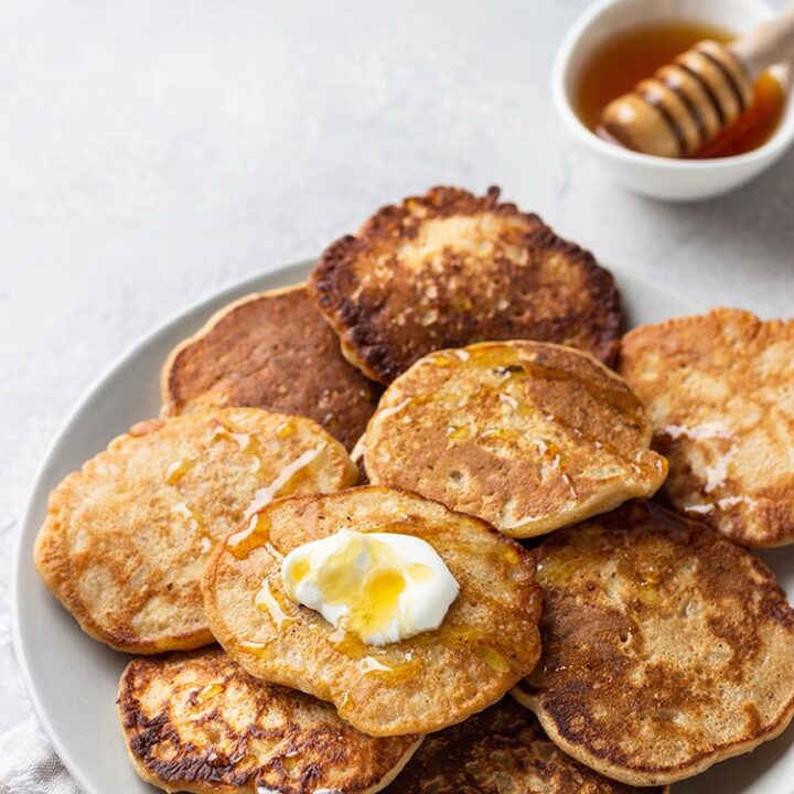 High Protein Pancakes (Kid Approved!) :: Gluten-Free, Grain-Free, Dairy-Free